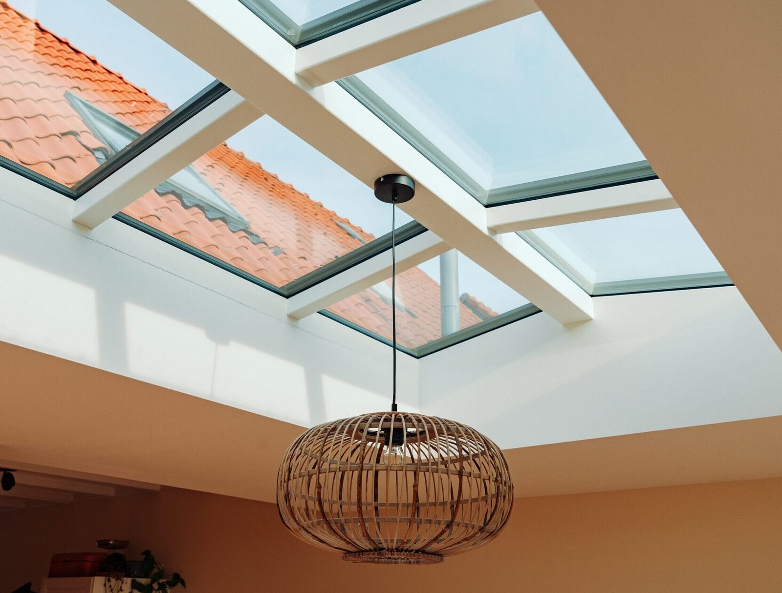 Zadeldak 5-vaks lichtstraat - 3980 x 1500 mm